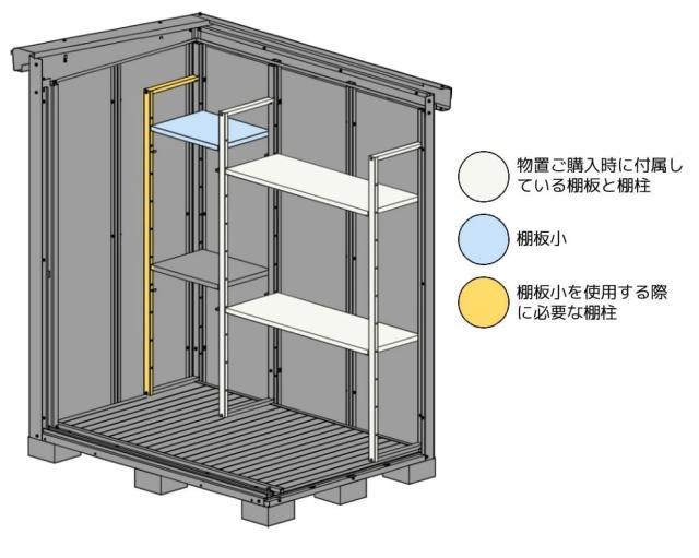 カンナシスタ リコシスタ D50 D100 共通 追加用 棚柱 特徴1