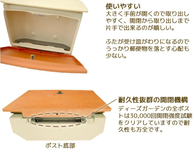 ポストディーズおしゃれ壁掛けダイヤル錠