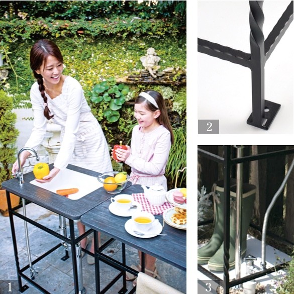 不凍ガーデンシンク・ロココの細部