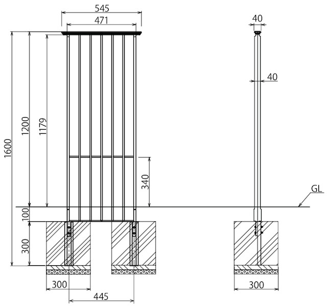 フェンスの施工方法