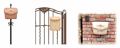 ポール・門扉・壁面への取り付け