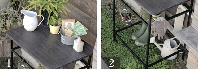 ガーデンシンク・ロココの細部