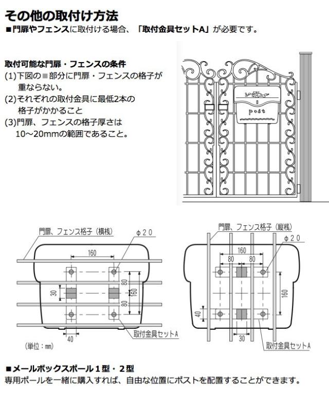 アンジュのサイズと取り付け方