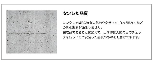 コンクレア品質