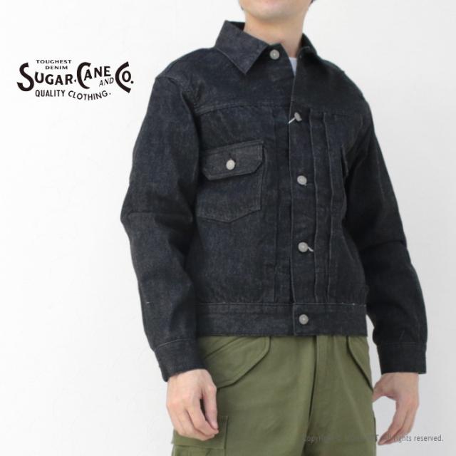 シュガーケーン SUGAR CANE ブラックデニムジャケット 1953年モデル SC15650 メンズ 日本製 2ndタイプ 14.25oz
