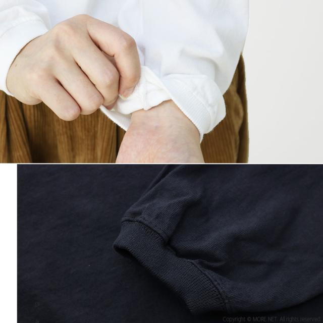 グッドウェア GOODWEAR コットンクルーネック長袖リブTシャツ