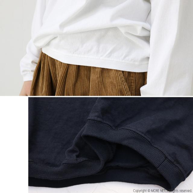 グッドウェア GOODWEAR コットンクルーネック長袖リブTシャツ NGW9951 正規代理店商品 USAコットン アメリカ製 レディース Goodwear グッドウェア GOODWEAR コットンクルーネック長袖リブT
