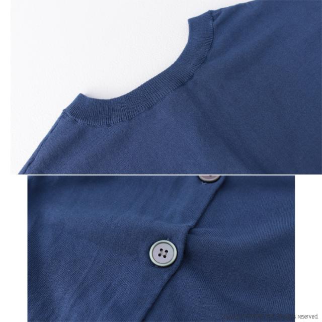 SALE セール/マオメイド mao made シャリコットン2WAYハーフスリーブプルオーバー 521109 トップス カーディガン 2WAY レディース 2025春夏 /返品・交換不可 楽天市場】[SALE セール] マオメイド mao made シャリコットン