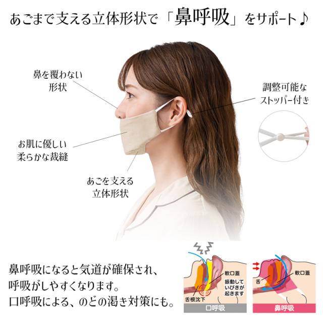 マスク すやすや 保湿 シルク100% リラックス 乾燥
