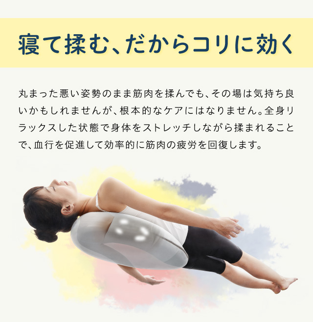 プロイデアマッサージャーNEMOMI背中