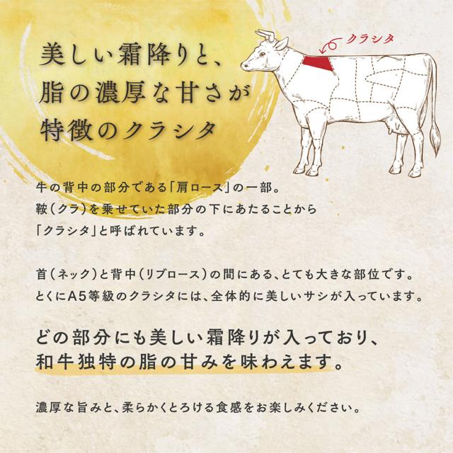 九州ブランド牛限定A5等級クラシタ シート巻き