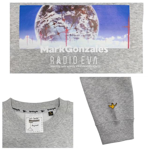 第1位獲得 Mark Gonzales Radioeva スウェット マークゴンザレス エヴァンゲリオン コラボ 長袖 プリントトレーナー クルーネック 2g7 国際ブランド Olsonesq Com