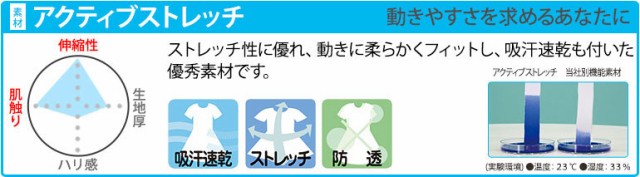 アクティブストレッチ素材