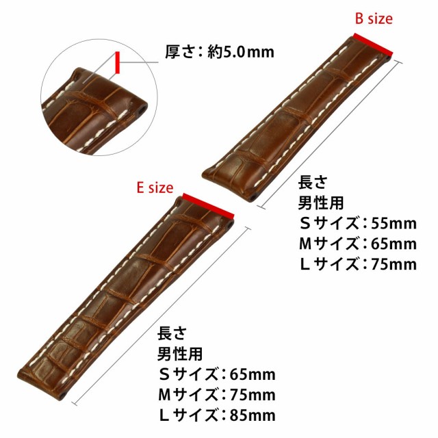カシス時計ベルトTYPERLXALLIGATOR(タイプアールエルエックスアリゲーター)