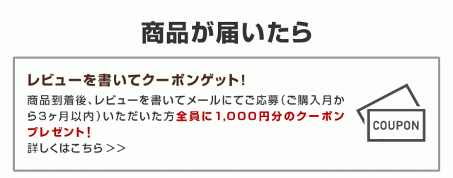 レビューを書いてゲット！