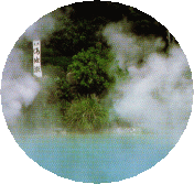 大分県別府温泉で観光スポットとしても名高い海地獄