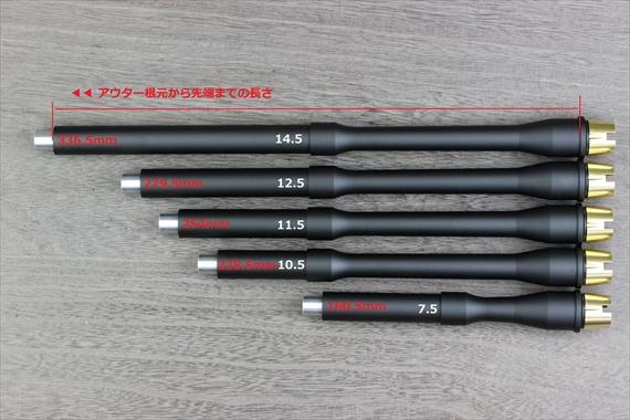 ORGA 10.5インチ MWSアウターバレル 東京マルイM4MWS/CQBR ブロック1