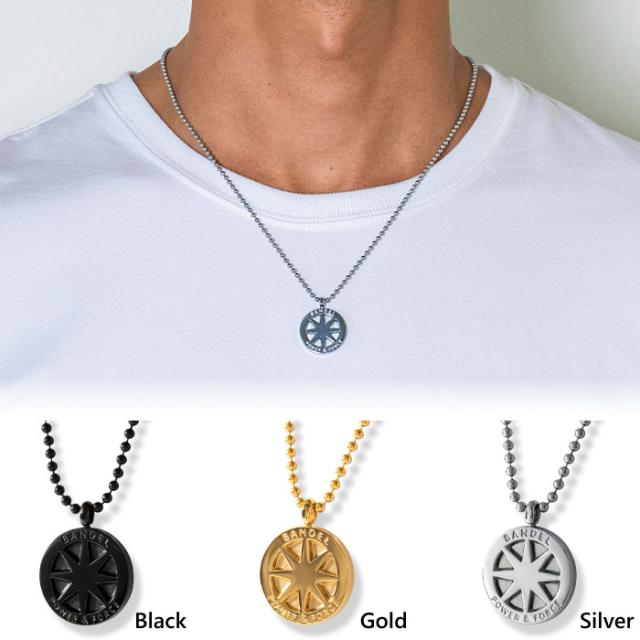 BANDEL Titanium Series ネックレス TITANIUM チタン Necklace Black Regular size – BANDEL