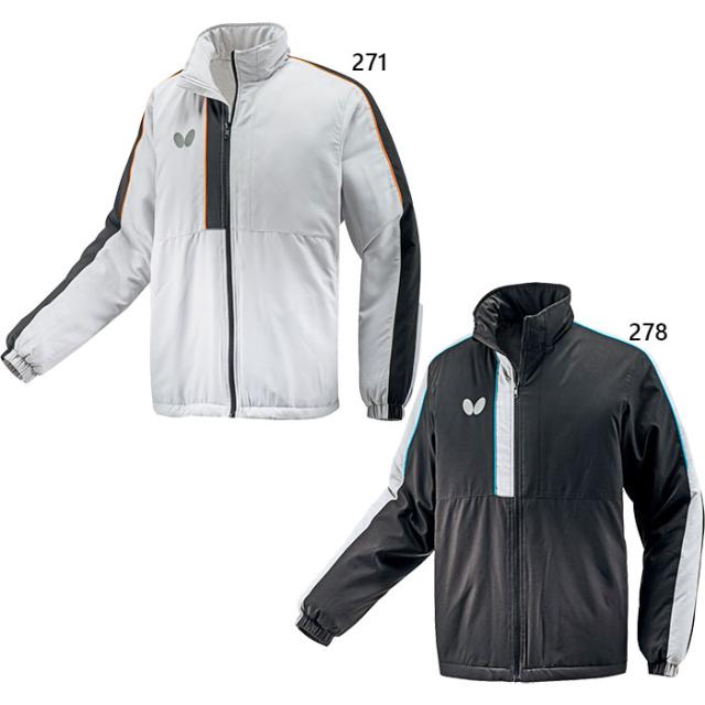 バタフライ メンズ レディース プライト・ウォームジャケット 卓球