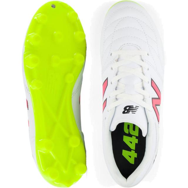 New Balance サッカーシューズ ホワイト ニューバランス 442 v2 Academy HG JNR NewBalance サッカー