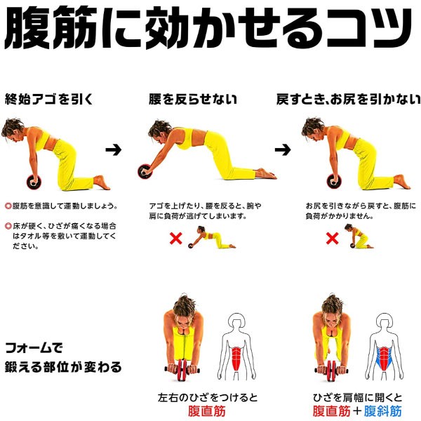 値引き 送料無料 サクライ貿易 Sakurai レディース Erugam 腹筋ローラー 腹筋 スポーツ用具 いくぜ腹筋女 体幹 エク