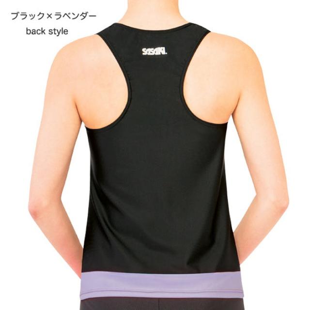 ササキ レディース ジュニア Yバックトップ カップポケット付