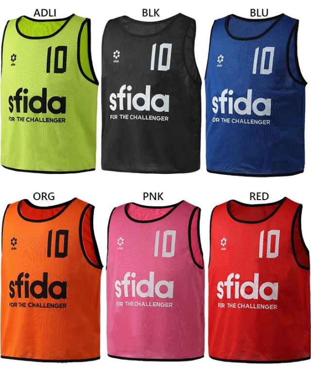 2番-11番 10枚セット スフィーダ メンズ レディース チャレンジャー チームビブス Challenger sfida TEAM BIBS サッカー ゼッケン ブラック 黒 ブルー レッド 青 赤 ピンク オレンジ グリーン 送料無料 Sfida SH-22G02 2番-11番 10枚セット スフィーダ メンズ レディース チャレンジャー