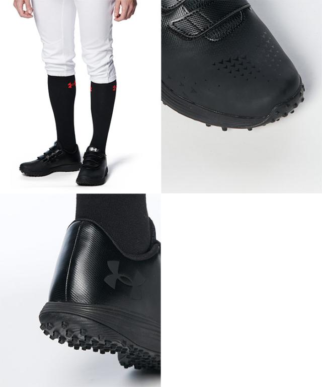 UNDER ARMOUR ブラックシューズ ベルクロ アンダーアーマー メンズ UAエクストリーム2.0 トレーナー