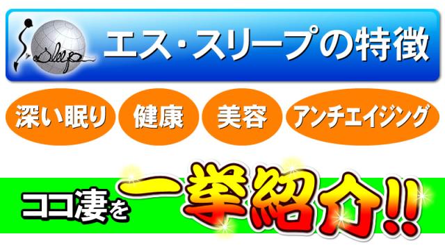 エス・スリープS-sleepの特長