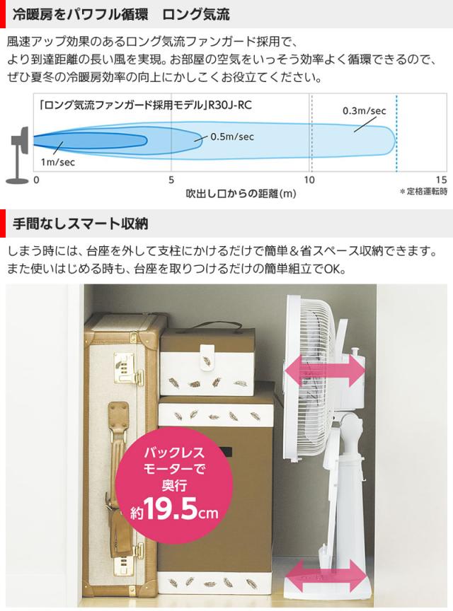 三菱電機リビング扇R30J-RC