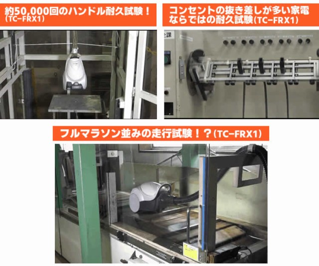 掃除機 紙パック式 三菱 TC-FRX1　耐久試験実施済み