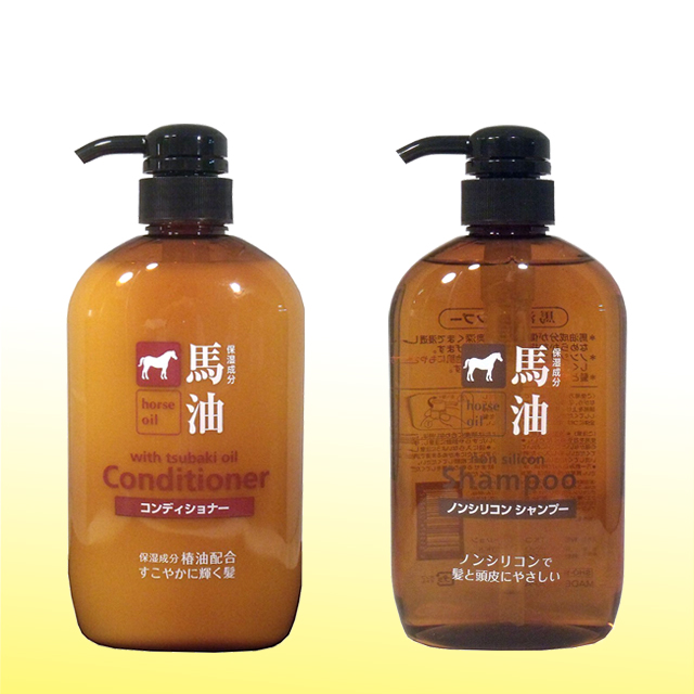 熊野油脂　馬油シャンプー ＆コンディショナー セット