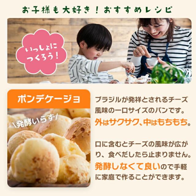 もちもちタピオカ粉 タピオカスターチ もちもちの素 キャッサバ ポンデケージョ わらび餅