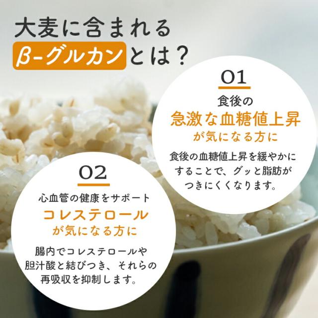 国産 特選 大麦 食物繊維 βグルカン スープ サラダ 麦ごはん 小豆粥 雑炊 リゾット ミネストローネ 小分け
