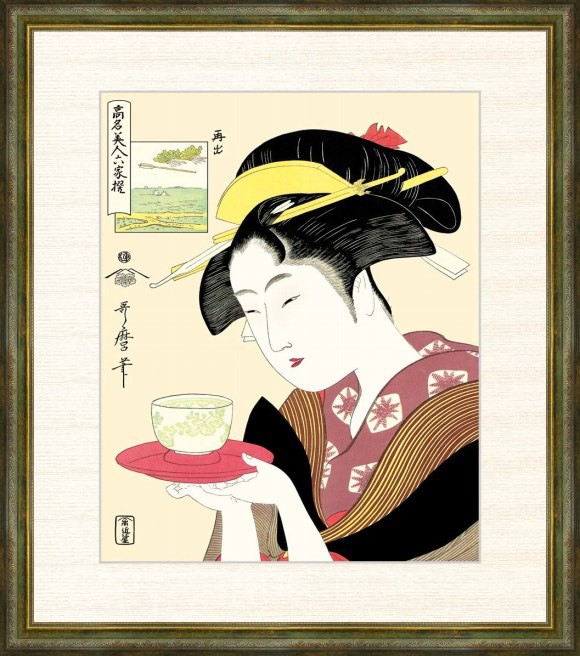 いいたしま 浮世絵画 大 額 壁掛け 階段飾り G4 Bu0328の通販は