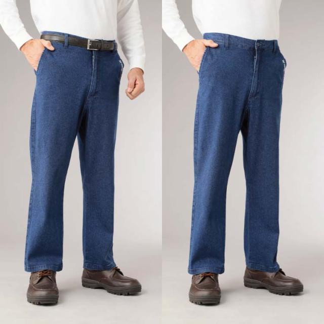 紳士服 メンズ ボトム ジーンズ風 ストレッチデニムパンツ 2色組 C903110 TULTEX/タルテックス 紳士服 メンズ ボトム ジーンズ風 ストレッチデニムパンツ 2色組