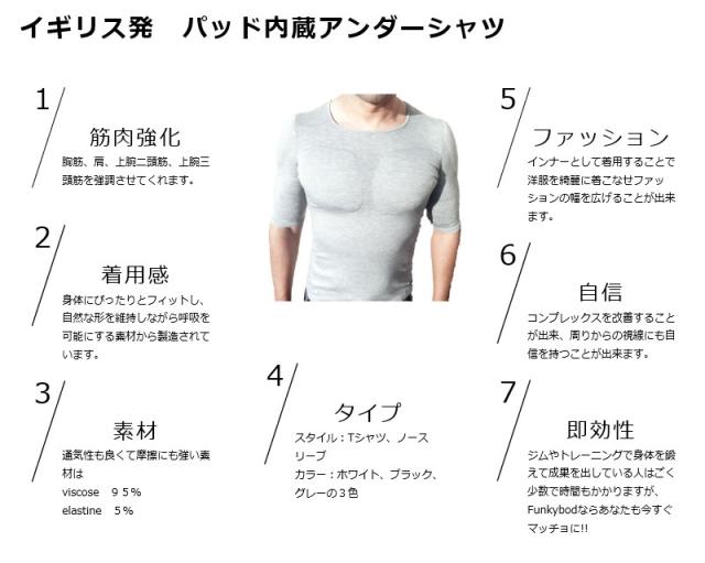 マッチョインナー Funkybod(ファンキーボッド) スリーブレス タンク