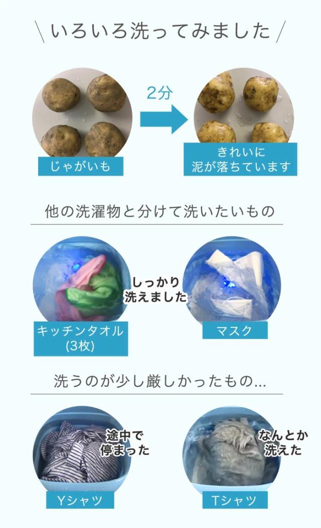 コンパクトウォッシャー 折り畳み洗濯機 MB-015 電動 抗菌 消臭 4.5L【送料無料】