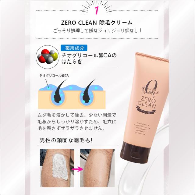 ゼロクリーン 除毛クリーム 詳細