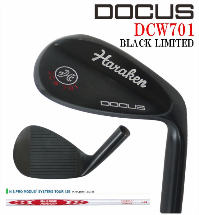 地クラブ系ヘッド DOCUS DCW701 Black LIMITED WEDGE ウェッジ HEAD ドゥーカス