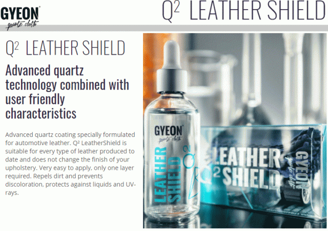 GYEON ジーオン Q2-LS LeatherShield 100ml レザーシールド（艶消しの