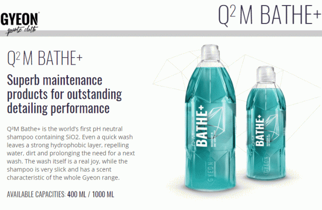 GYEON ジーオン Q2M-BAE100 Q2M Bathe Essence 1000ml（バスエッセンス