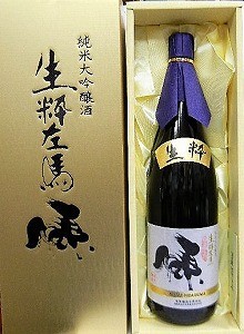 日本酒 生粋左馬 純米大吟醸酒 １８００ｍｌ