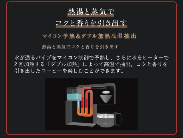 象印 全自動コーヒーメーカー 珈琲通 EC-SA40BA コーヒー ミル付き