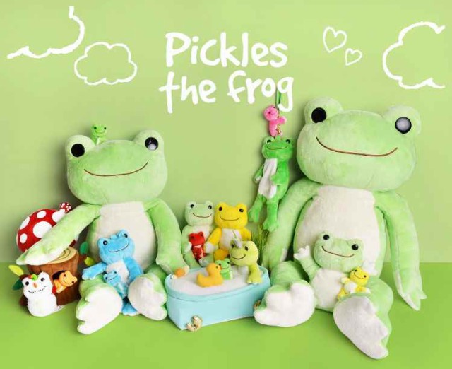 ぬいぐるみ 大きい かえるのピクルス ベーシック pickles the frog