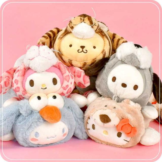 ハローキティ NICI コラボ　限定ぬいぐるみ　ポーチ　ペンケース　３点セット ハローキティ NICI コラボ 限定ぬいぐるみ ポーチ ペンケース 3