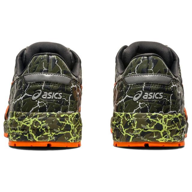 アシックス 安全靴 ウィンジョブ CP306 BOA マントルグリーン×ハバネロ アシックス 安全靴 ウィンジョブ CP306 BOA MAGMA 300：マントル