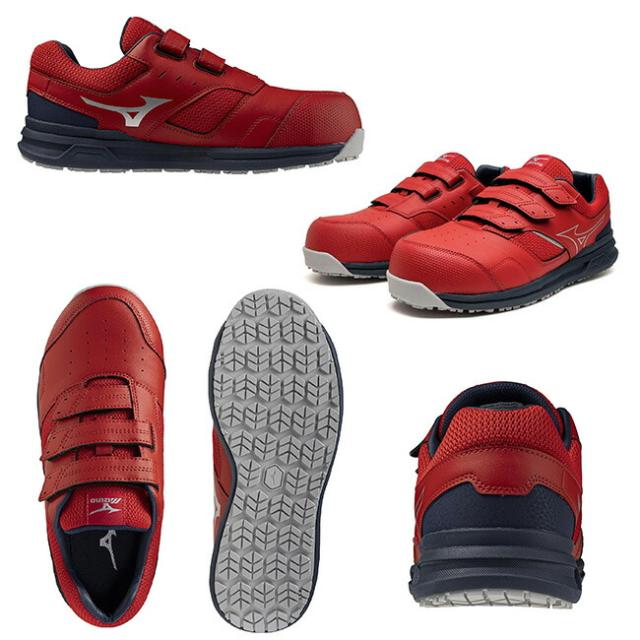 ミズノ mizuno 安全靴 作業靴 オールマイティ 【F1GA2508】 LS2 21L WIDE | かっこいい おしゃれ カジュアル ボア ダイヤル メンズ レディース 大きいサイズ 履きやすい 痛くなりにくい 通気性 29.0cm