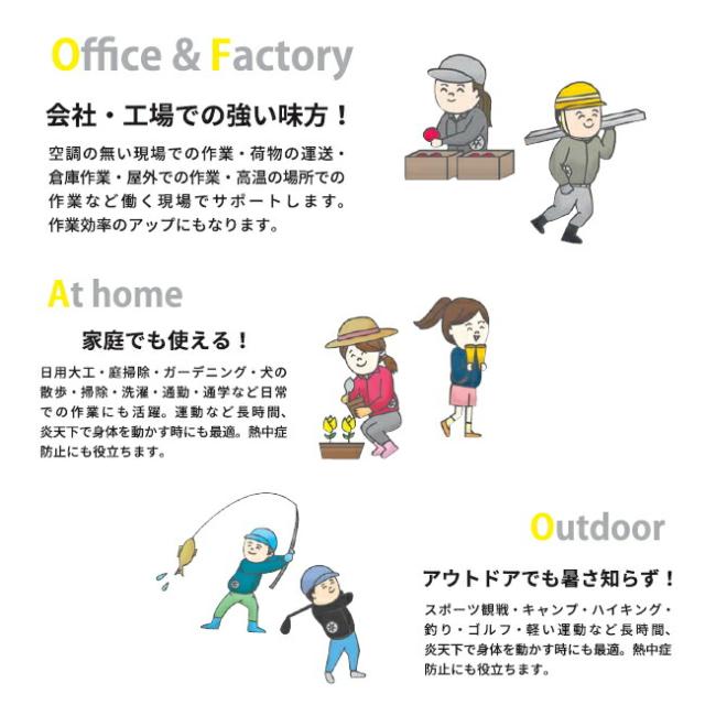 空調服(R)】綿薄手脇下マチ付き 空調服(R)（服のみ単品）品番KU91900