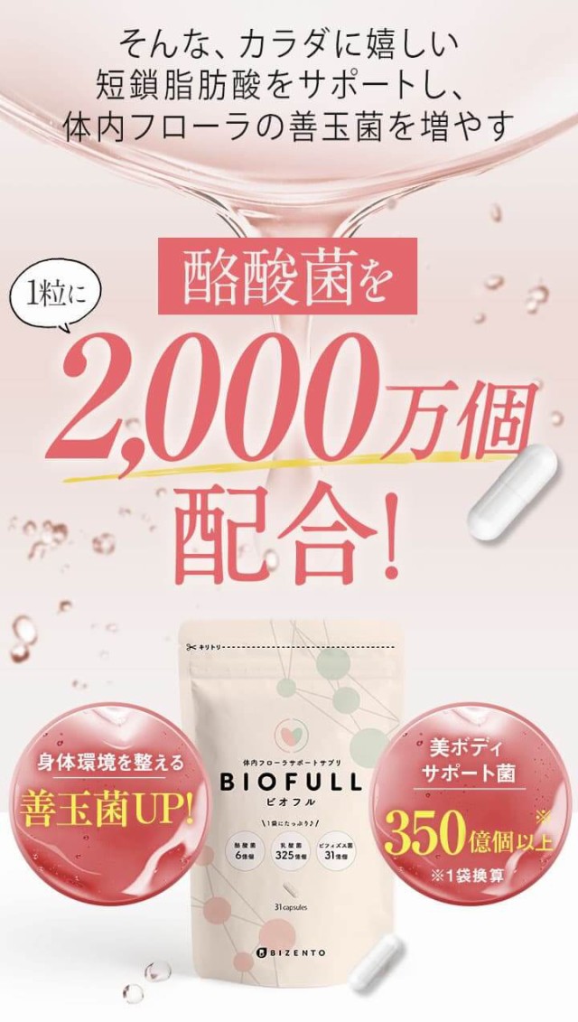 ビオフル BIOFULL 31粒 2袋 | www.jerusalemoliveoil.com